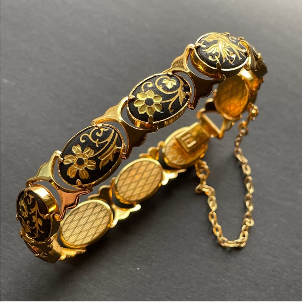 AI Vintage Damascene Bracelet
